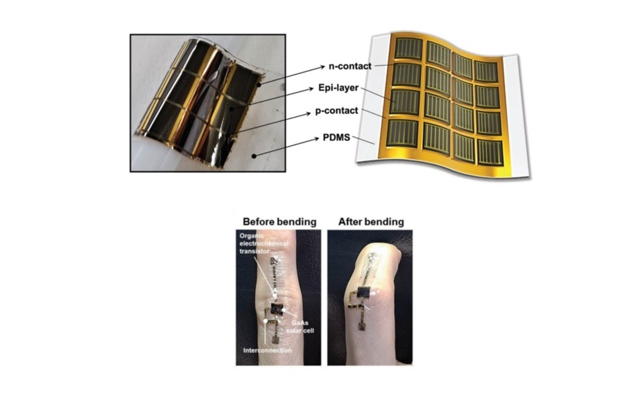 이재진·박성준 교수팀, 유연하고 가벼운 태양전지 기반 자가 구동 웨어러블 심전도 센서 개발
