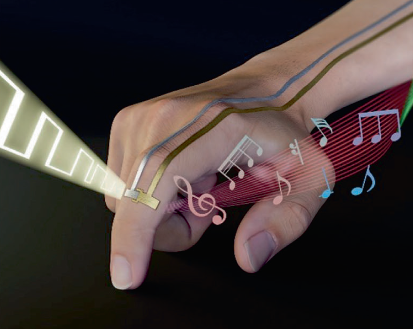 박성준 교수팀, 피부 부착해 생체 신호·주변 정보 센싱 가능한 초박막·초유연 광센서 개발