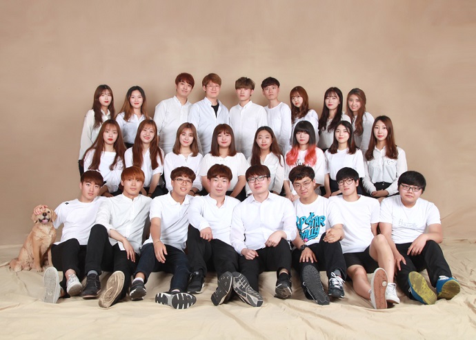 2017년 학생회 단체사진